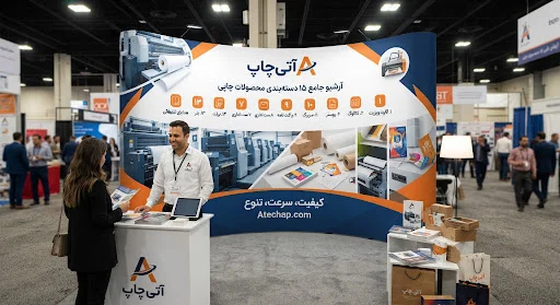 استند پاپ آپ منحنی