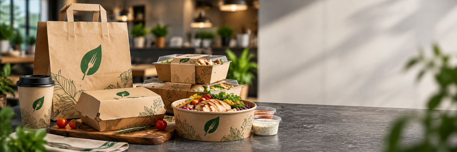 بسته‌بندی تخصصی برای رستوران و صنایع غذایی